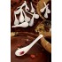 Bone china household gold edge spoon spoon spoon ceramic spoon porcelain spoon
