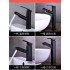 Pull type hot and cold faucet black all copper