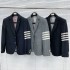 TB wool suit coat double slit two button slim fit men's business leisure